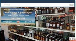 Desktop Screenshot of gulfliquor.net